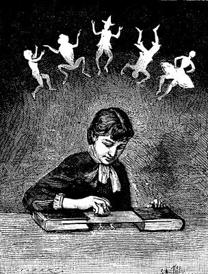 FIG. 1.—DANCE OF THE ELECTRIFIED PUPPETS.
