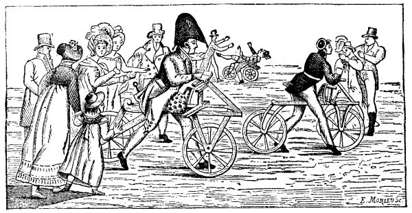 FIG. 1.—AN AQUATIC VELOCIPEDE OF 1822.