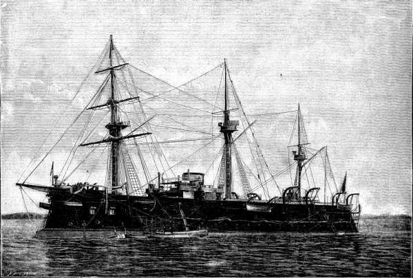 IRONCLAD THE FRENCH IRONCLAD WAR SHIP COLBERT.
