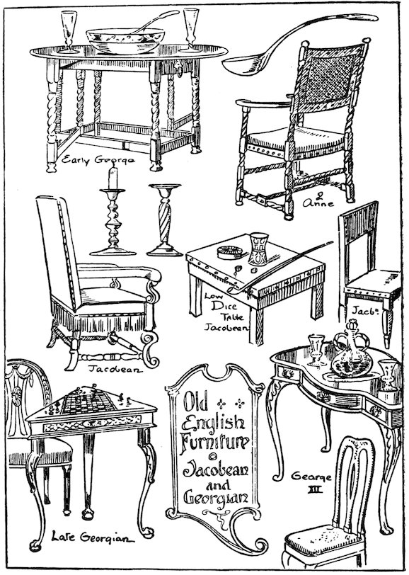 Old English Furniture Jacobean and Georgian