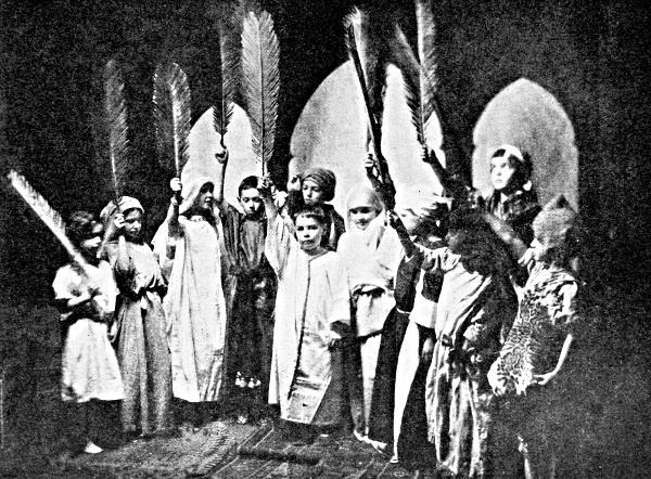 THE CHILDREN OF ISRAEL HAIL THE PROMISED LAND