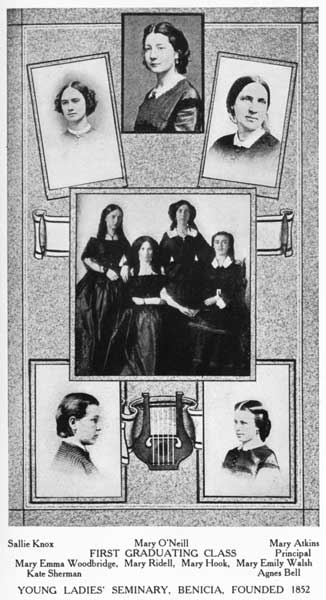 Young Ladies' Seminary, Benicia, founded 1852 Young Ladies' Seminary, Benicia, founded 1852