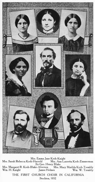 First church choir in California First church choir in California