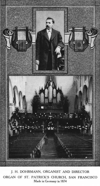 J.H. Dohrmann; Organ of St. Patrick's J.H. Dohrmann; Organ of St. Patrick's