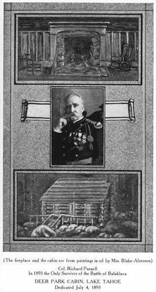 Col. Richard Parnell; Deer Park Cabin Col. Richard Parnell; Deer Park Cabin