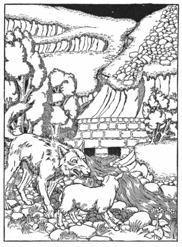 Wolf and lamb