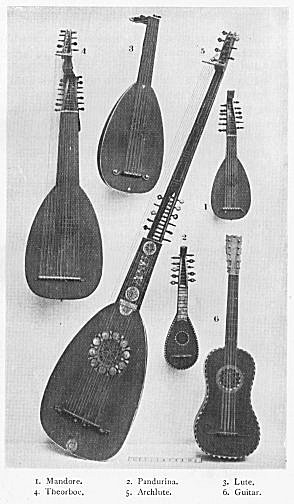 PLATE II.  Various stringed instruments