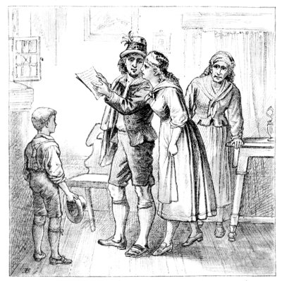STEPHAN SHOWS THE BARON'S LETTER TO GRETCHEN STEPHAN SHOWS THE BARON'S LETTER TO GRETCHEN