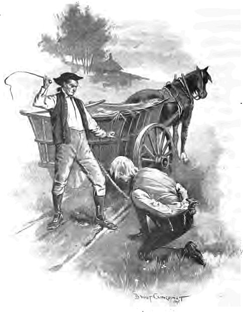 Old Man Whipped at the Tail of a Cart 111