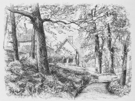 HOLMHURST FROM THE SHRUBBERY. HOLMHURST FROM THE SHRUBBERY.
