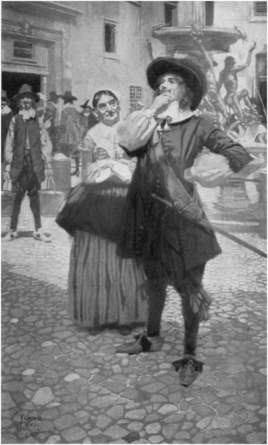 He began to look about for lodgings