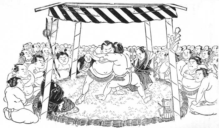 A WRESTLING MATCH.
