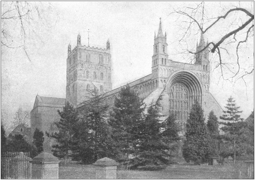 The Abbey from the North-west.