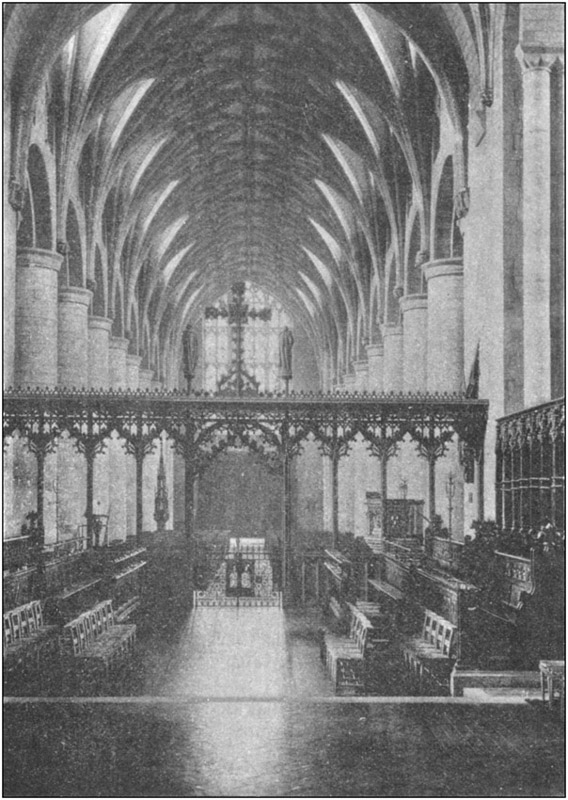 The Choir, Looking West.