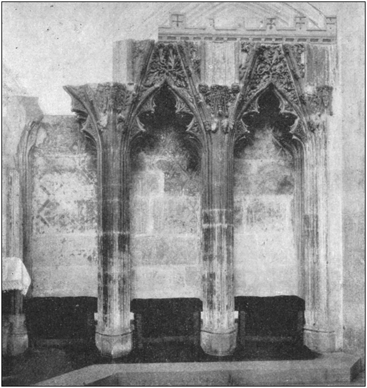 The Sedilia.