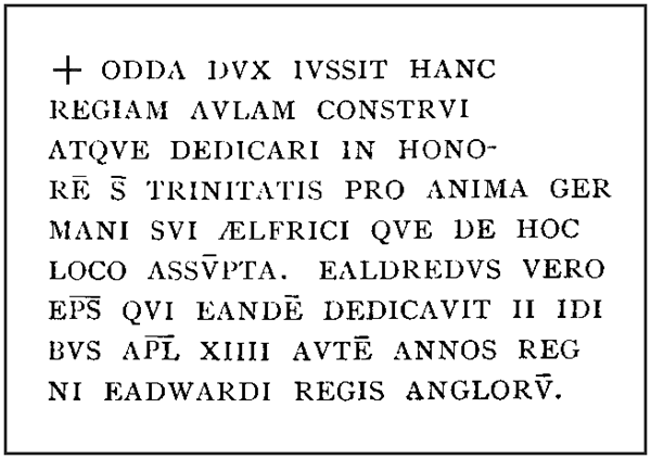 Dedication Stone