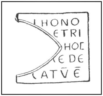 Dedication Slab of an Altar