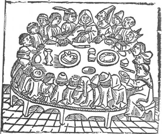 People sitting around the table. People sitting around the table.