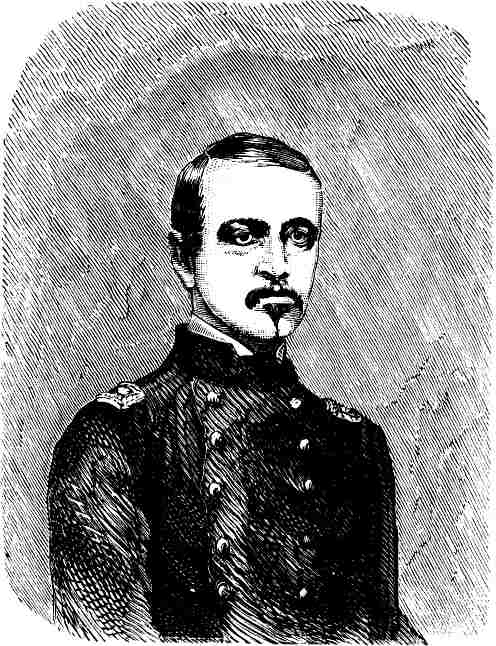 Major EDWARD GARDNER ABBOTT. Born in Lowell, September 29, 1840. Killed at the battle of Cedar Mountain, August 9, 1862.