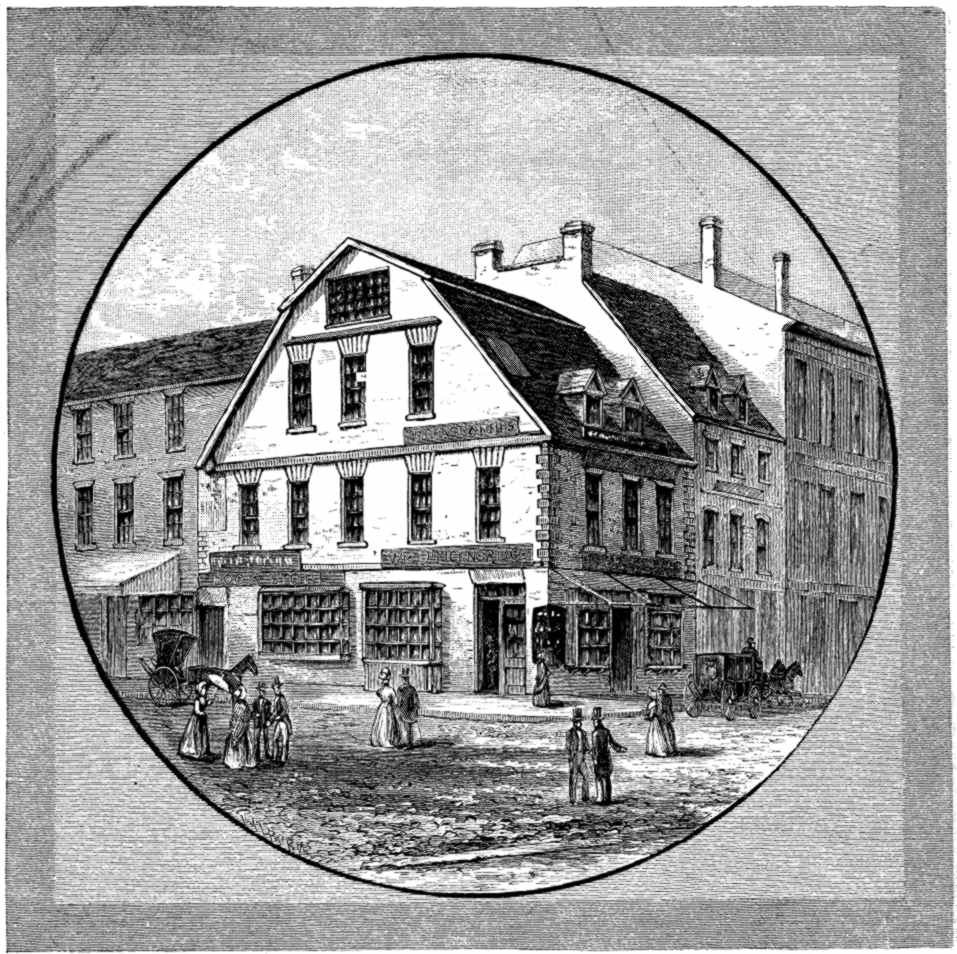 THE OLD CORNER IN 1850.