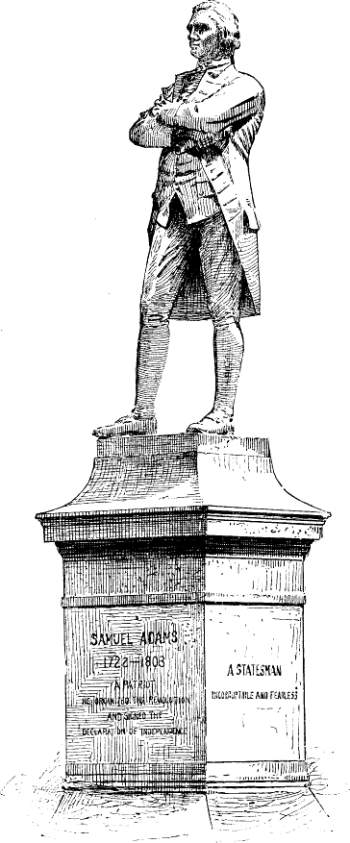 STATUE IN ADAMS SQUARE.