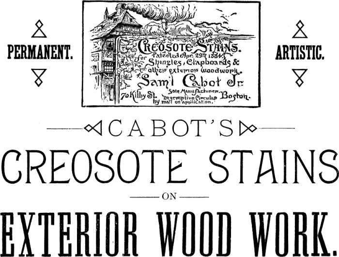 CREOSOTE STAINS.