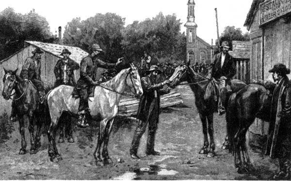 SWAPPING HORSES.