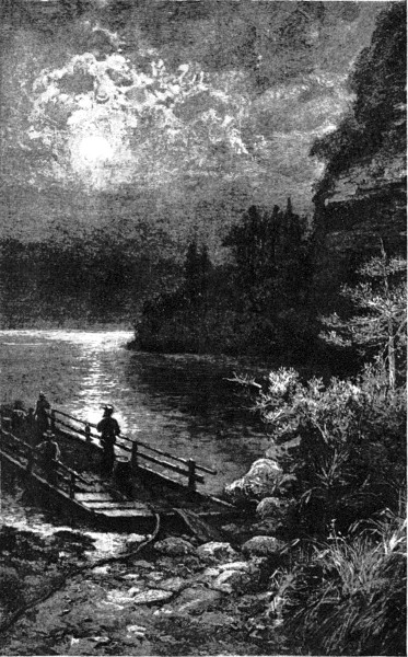 OLD FERRY AT POINT BURNSIDE.