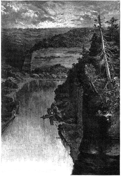 KENTUCKY RIVER FROM HIGH BRIDGE.