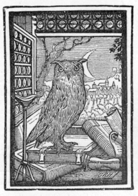 owl book-plate