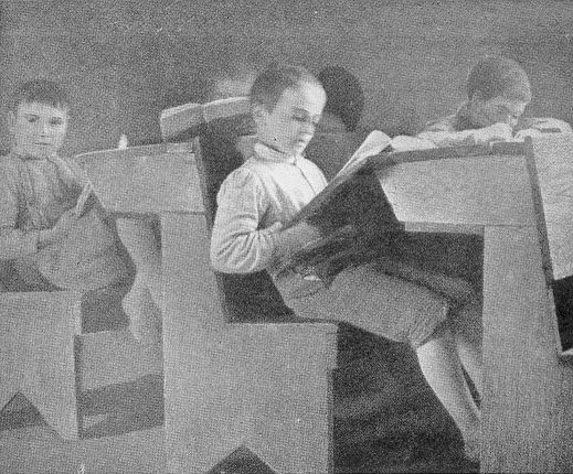 BILL WILSH IN THE SCHOOL. (Courtesy of Doubleday, Page & Co.)