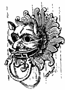 The Sanctuary Knocker. The Sanctuary Knocker.