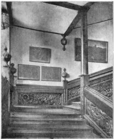 Staircase in the Castle. Staircase in the Castle.