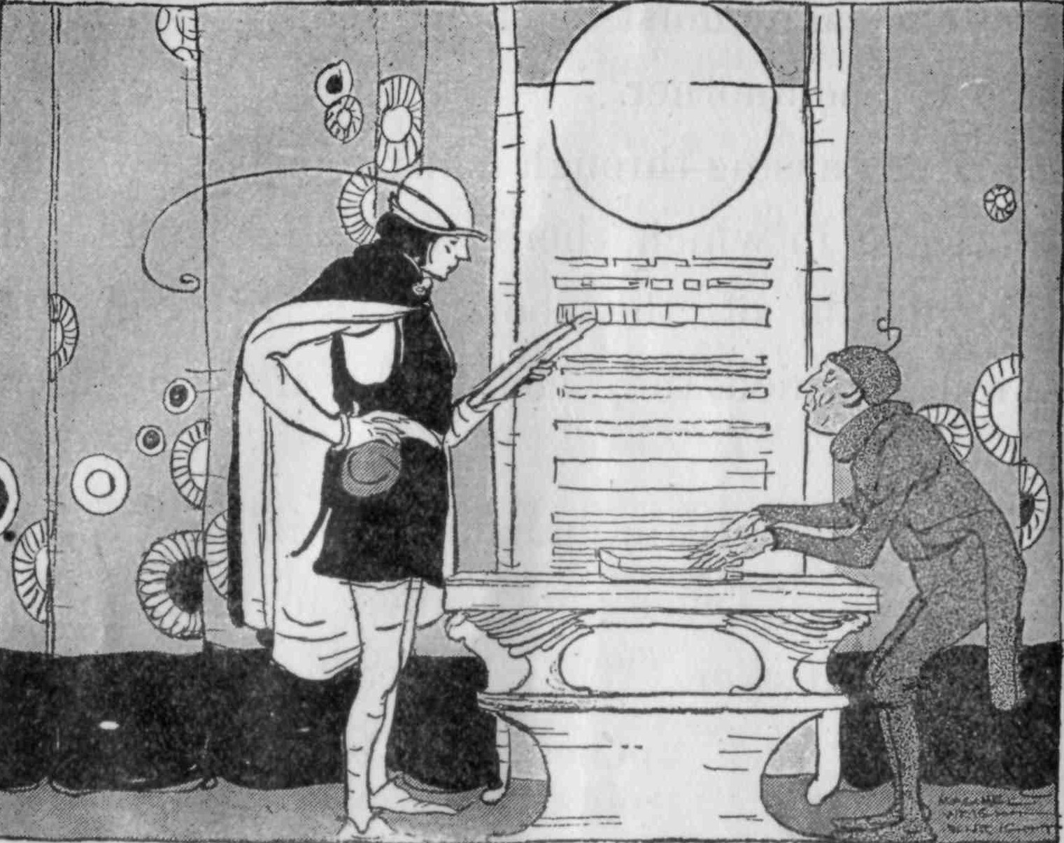 The little gray man and the tablets