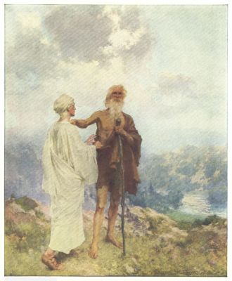 The Parting of Elijah and Elisha Painted by W. T. Taylor The Parting of Elijah and Elisha Painted by W. T. Taylor