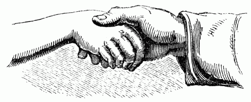 clasped hands