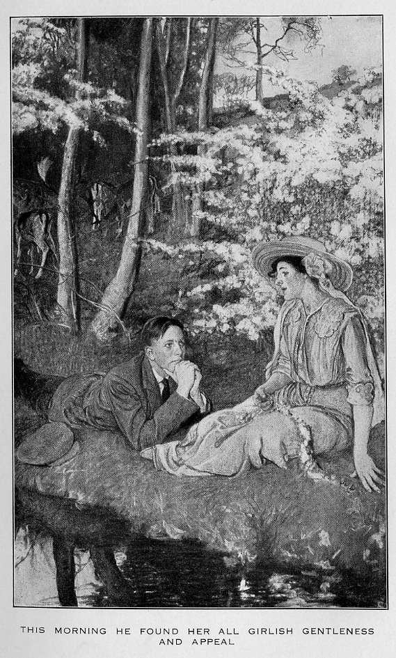 THIS MORNING HE FOUND HER ALL GIRLISH GENTLENESS AND APPEAL