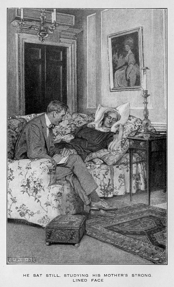 HE SAT STILL, STUDYING HIS MOTHER'S STRONG, LINED FACE