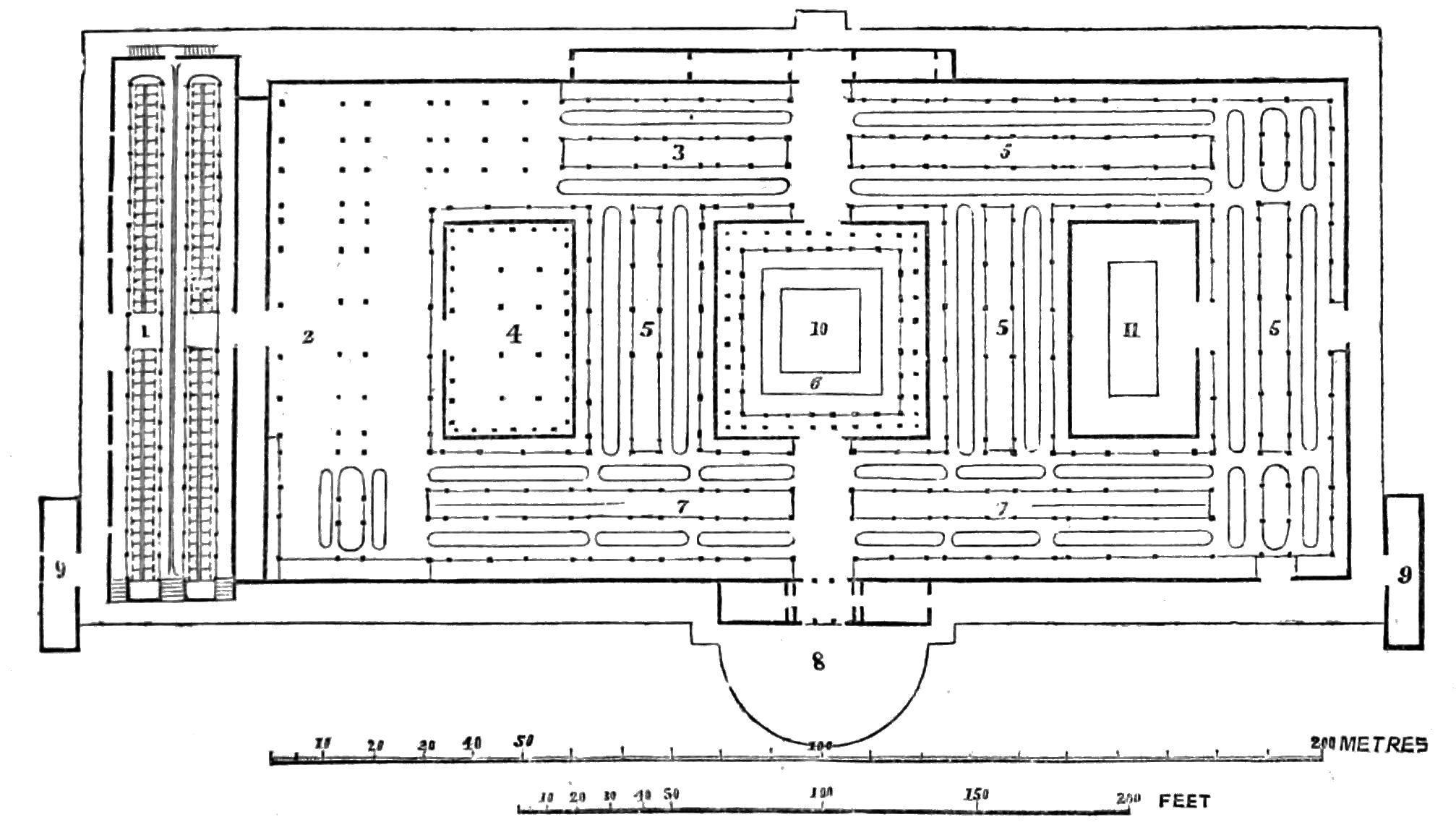 PLAN OF THE BUILDING FOR THE FRENCH     EXPOSITION IN 1849.