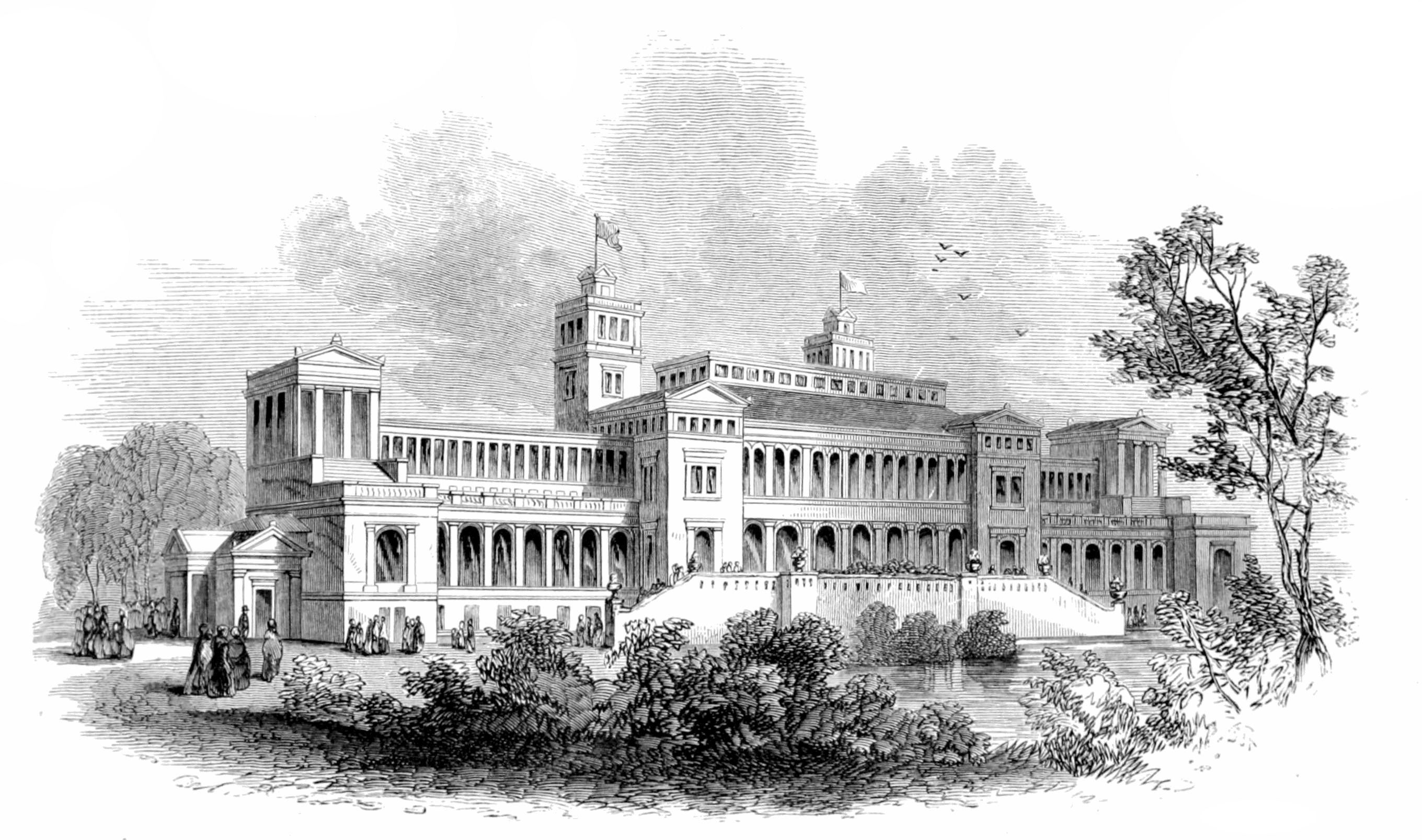View of Kroll's Wintergarten at Berlin.