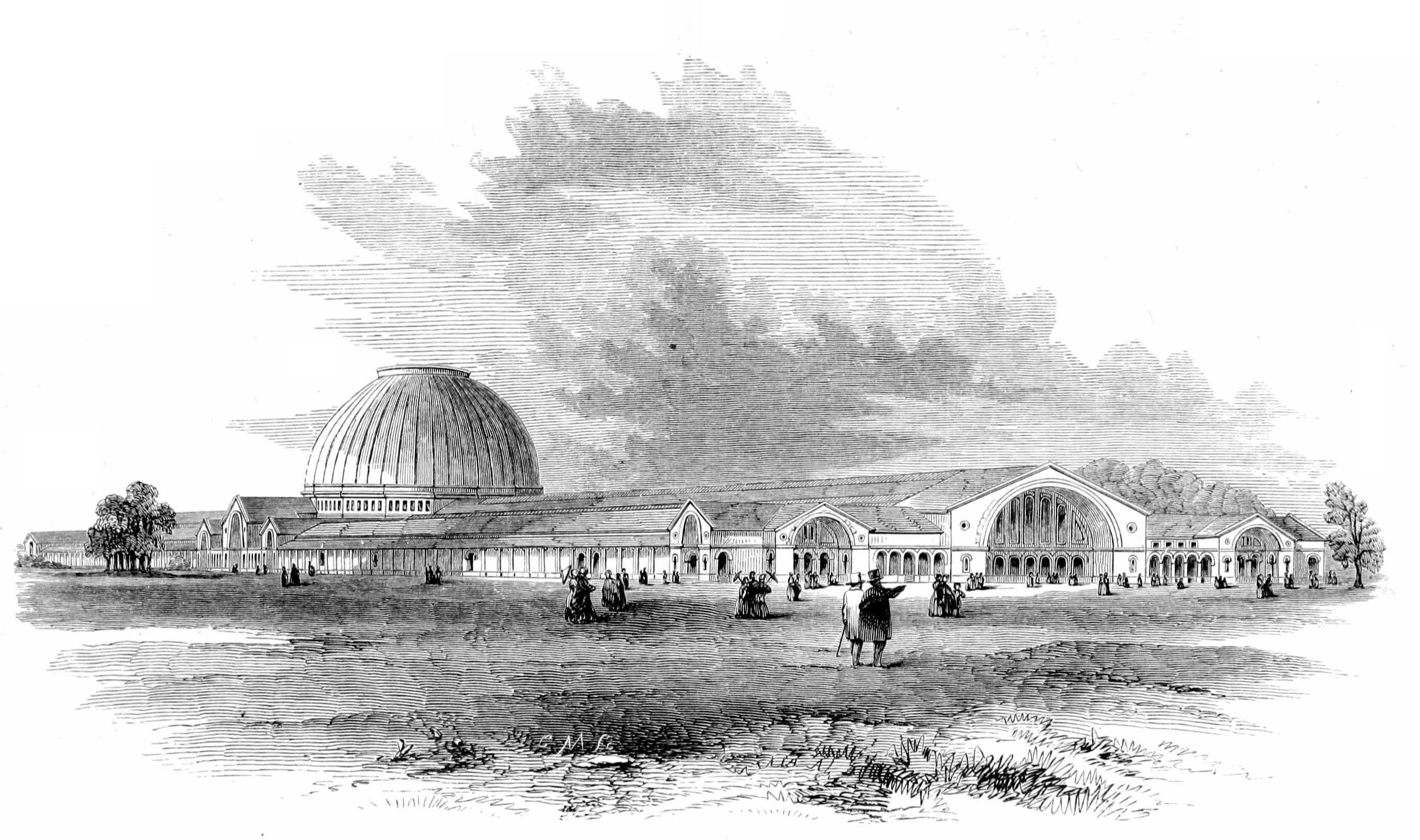 Exterior View of the Building     Committee's Design