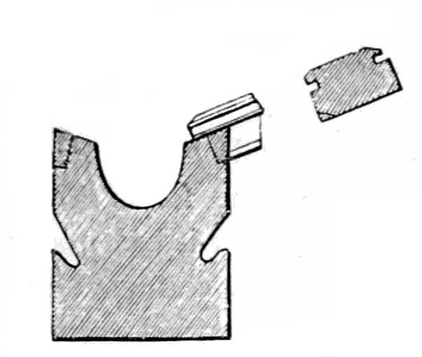 SECTION OF THE PAXTON'S GUTTER, WITH THE       STRONG SASH-BAR.