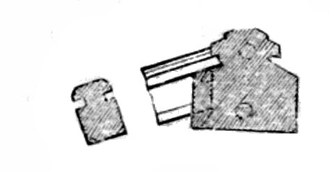 SECTION OF RIDGE AND ORDINARY SASH-BAR.