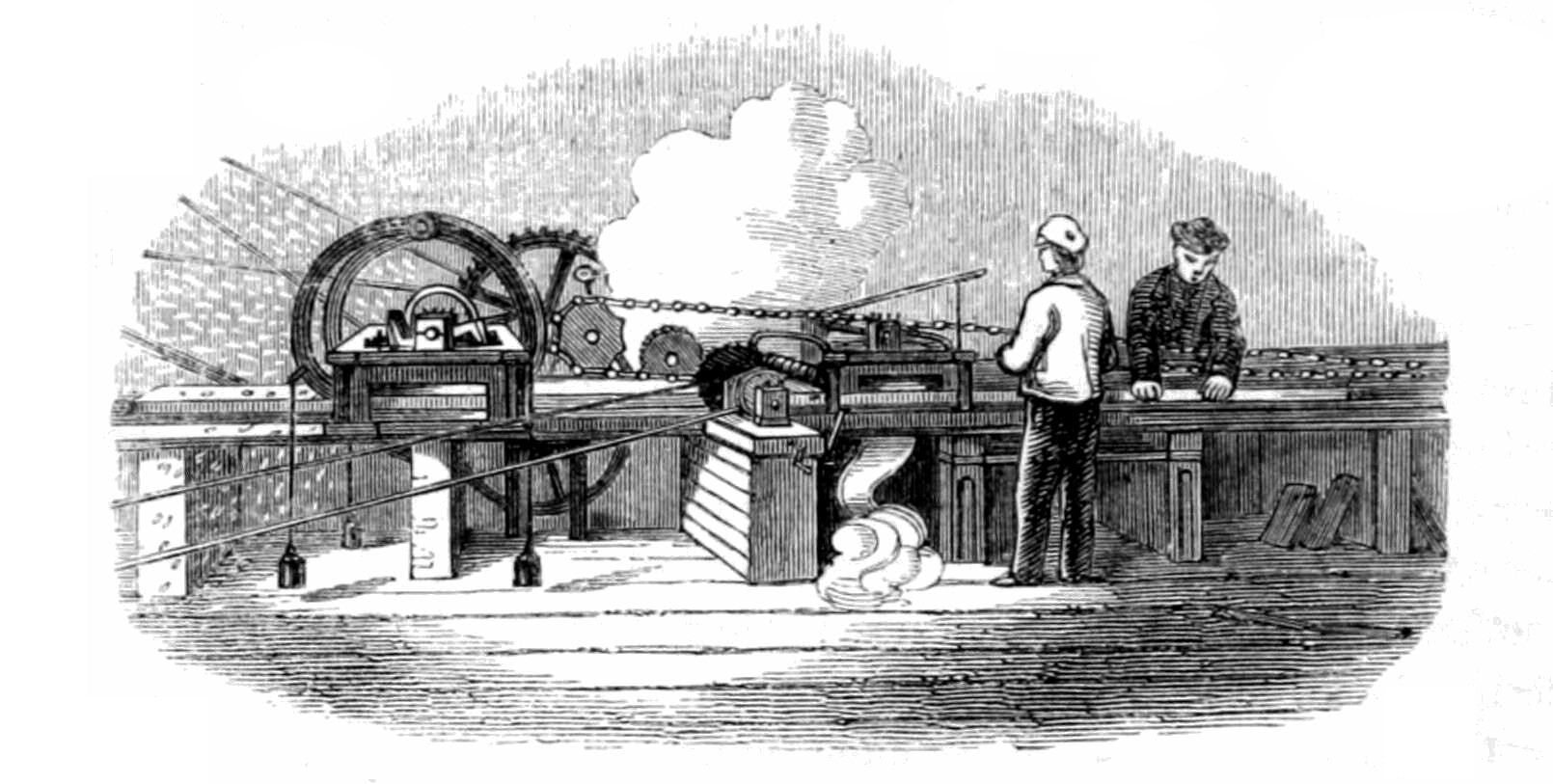 THE ADZING AND PLANING MACHINE.