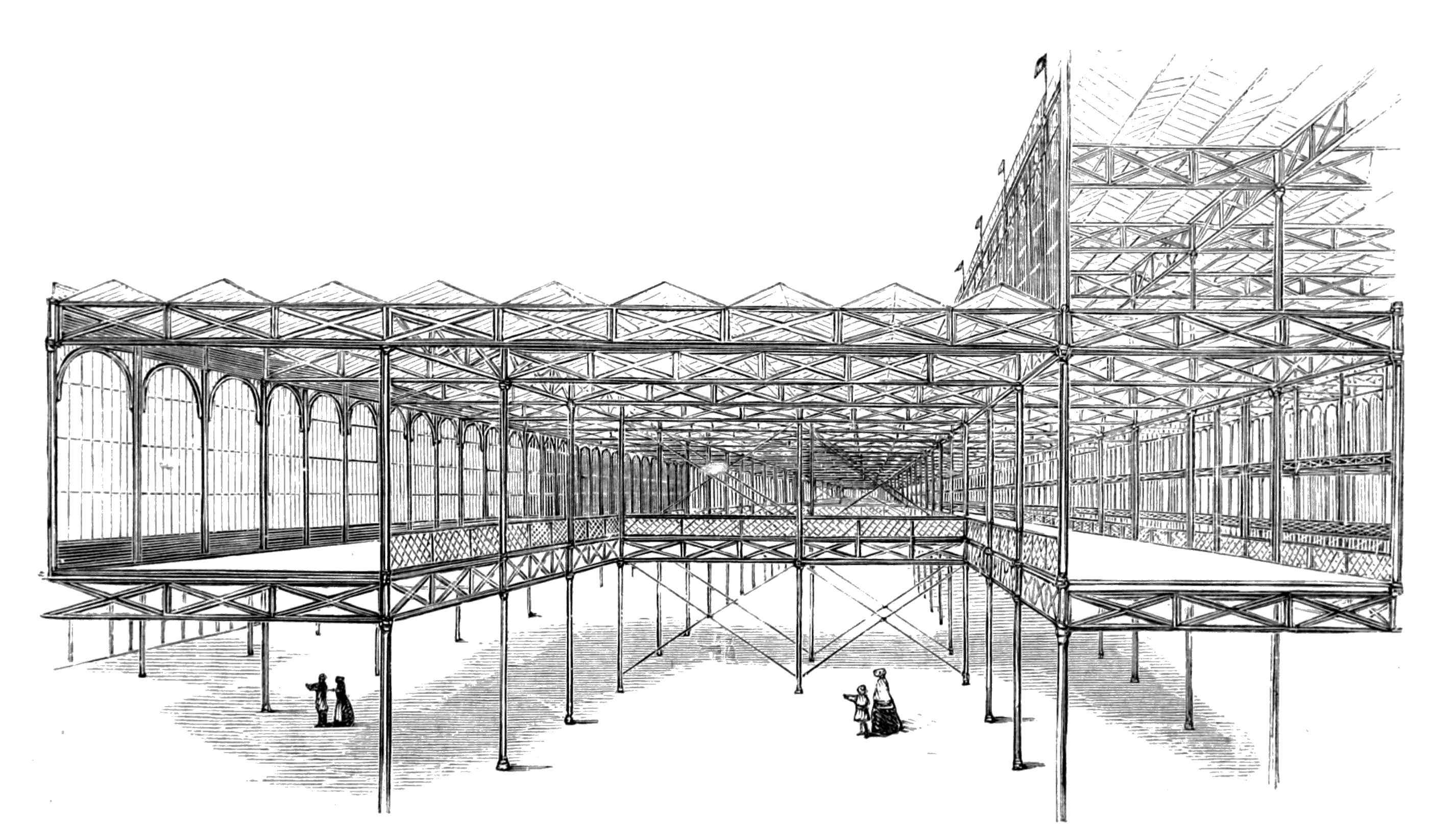 View of Interior from the Level of     Galleries.