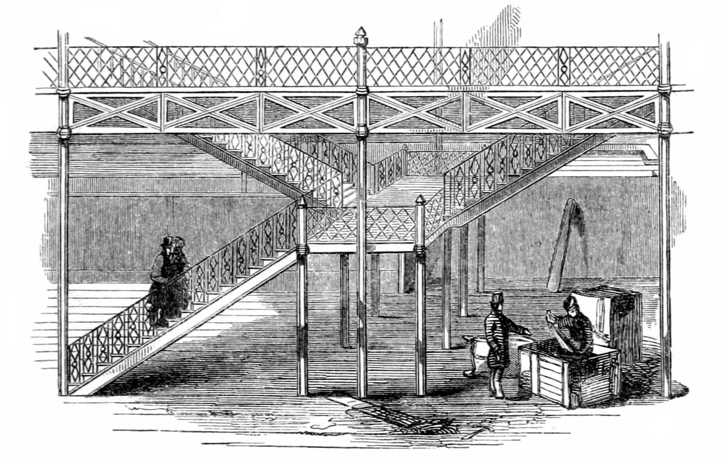 VIEW OF STAIRCASE.