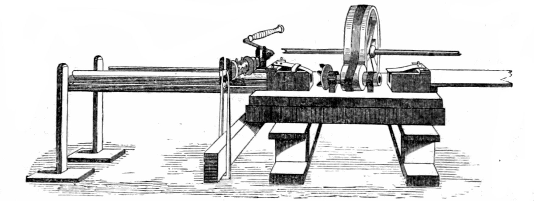 THE HAND-RAIL CUTTING MACHINE.