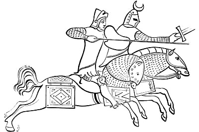 two men with horses