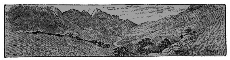mountains and valley