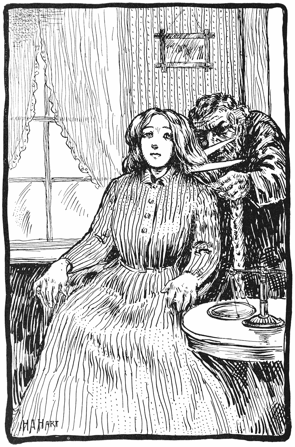 “‘Shut your eyes,’ said the hunchback, authoritatively.”